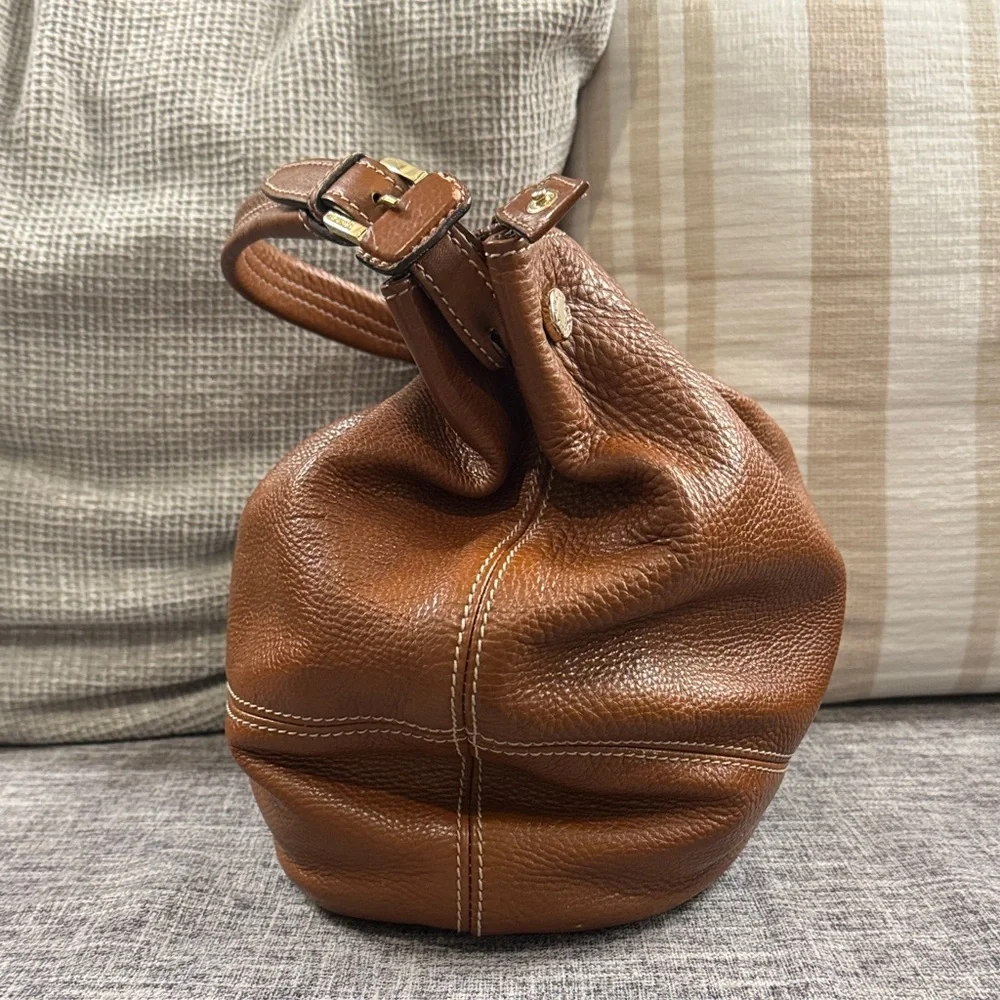 Furla Brown Leather Hobo Bag